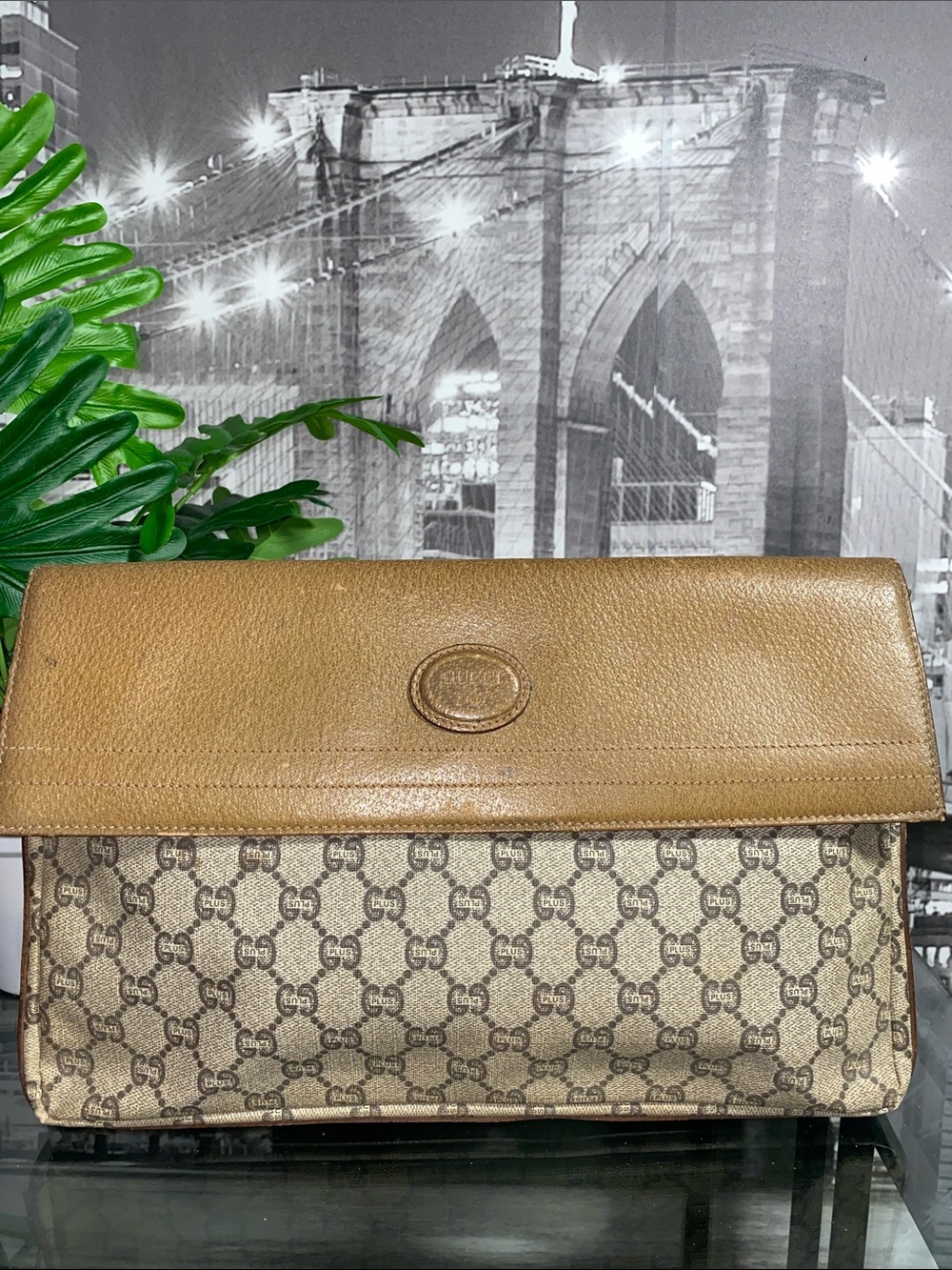 Authentic Rare Gucci GG Plus Vintage Bag - Picture 6 of 17